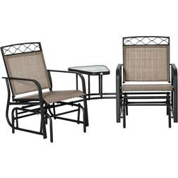 OutSunny Double Outdoor Glider Chairs