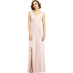 Dessy Collection Shirred Chiffon Gown