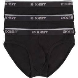 Mens Stretch Cotton Brief 3-Pack - Black