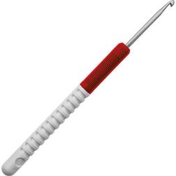 Efco Crochet Hooks Nickel Plated Aluminium, Metal, Red/Silver, 3.5mm