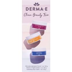 Derma E Clean Beauty Trio 3 Piece Kit