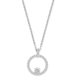 Swarovski Creativity Pendant Necklace - Silver/Transparent