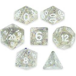 Brybelly GDIC-1156 Polyhedral Dice & Sparkle Vomit -Set of 7