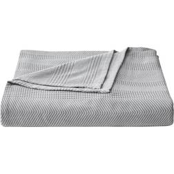 Nautica Chevron Blankets Grey (228.6x167.64cm)