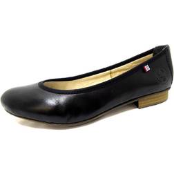 Rieker Logo Block Heel Ballerinas