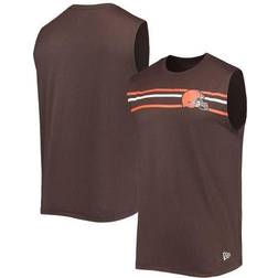 Men's New Era Cleveland Browns Brushed Sleeveless Tank Top