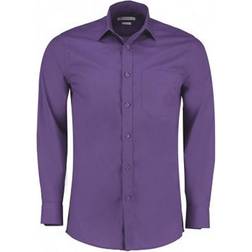 Kustom Kit KK142 Poplin Shirt - Purple