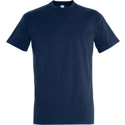 Sols Imperial Heavyweight Short Sleeve T-shirt - French Navy
