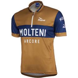 Rogelli Molteni Short Sleeve Jersey Men - Brown