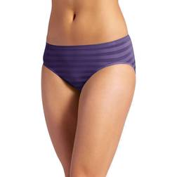 Jockey Matte & Shine Seamfree Hi Cut Panty - Purple