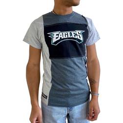 Refried Apparel Men's Heathered Charcoal Philadelphia Eagles Split T-shirt Male