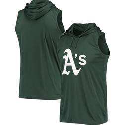 Stitches Men's Oakland Athletics Sleeveless Pullover Hoodie