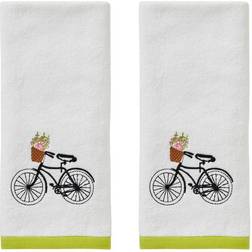 SKL Home Flower Basket Bike Bath Towel Multicolour (63.5x40.64cm)