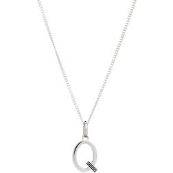 Rachel Jackson London Initial Pendant Necklace - Silver