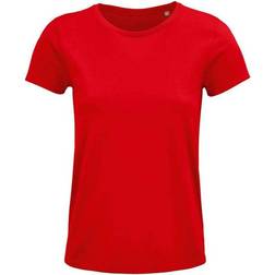 Sol's Women's Crusader Organic T-shirt - Red