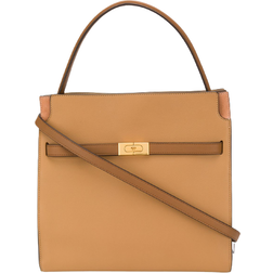 Tory Burch Lee Radziwill Tote Bag - Camel