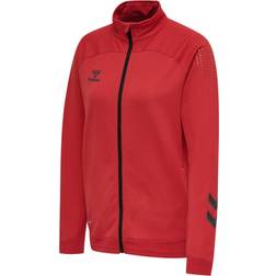 Hummel Lead Poly Zip Jacket Women - True Red