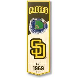 YouTheFan San Diego Padres 3D StadiumView Banner