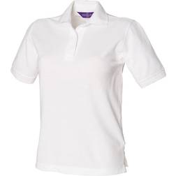 Henbury Women's 65/35 Polo Shirt - White