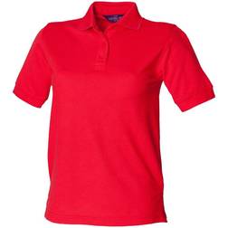 Henbury Women's 65/35 Polo Shirt - Red