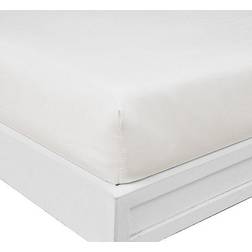 Nautica Solid 180-Thread-Count Bed Sheet White (203.2x99.06cm)