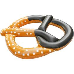 Pool Central 51 in. Jumbo Inflatable Pretzel Float, Brown