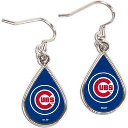 WinCraft Chicago Cubs Tear Drop Dangle Earrings