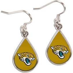 WinCraft Jacksonville Jaguars Tear Drop Dangle Earrings