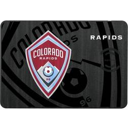 Strategic Printing Colorado Rapids Mono Tilt Logo Wireless Charger & Mouse Pad