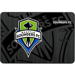 Strategic Printing Seattle Sounders FC Mono Tilt Logo Wireless Charger & Mouse Pad