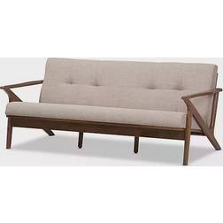 Baxton Studio Bianca Fabric Sofa 183cm 2 Seater