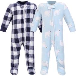 Hudson Fleece Sleep N Play 2-Pack - Polar Bear (10158883)