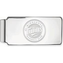 LogoArt Minnesota Twins Sterling Silver Money Clip