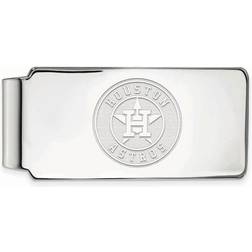 LogoArt Houston Astros Sterling Silver Money Clip