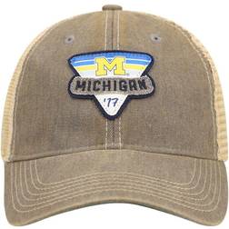 Legacy Athletic Michigan Wolverines Legacy Point Old Favorite Trucker Snapback Hat - Grey