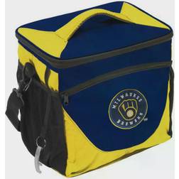 Logo Brands Milwaukee Brewers Team 24 Can Cooler Bag