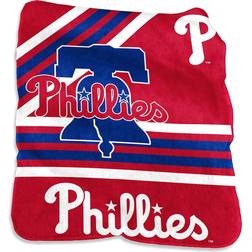 Logo Brands Philadelphia Phillies Plush Raschel Throw Blanket