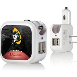 Strategic Printing Green Bay Packers 2-in-1 Legendary Design USB Charger