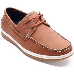 Aston Marc Faux Nubuck - Brown