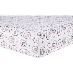 Trend Lab Woodland Portrait Flannel Deluxe Fitted Crib Sheet 28x52"