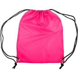 Stafford Plain Drawstring Tote Bag 13 Litres (One Size) (Hot Pink) Shugon