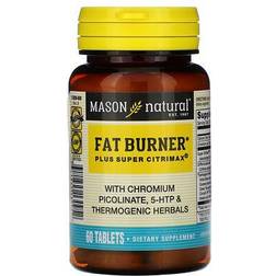 Mason Natural Fat Burner Plus Super Citrimax 60 Tablets 60 pcs