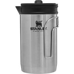Stanley Adventure All-in-One Boil Brew Camping French Press, 32 oz, Silver