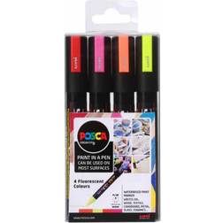 Uni Posca Fluorescent Medium Marker Pens