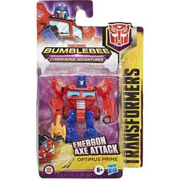 Hasbro Optimus Prime Cyberverse Power of the Spark Transformers Energon Axe Attack