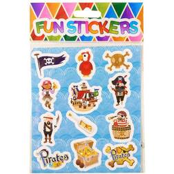 Henbrandt Pirate Stickers 1 sheet with 12 stickers