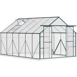 OutSunny Aluminium Walk-in Greenhouse