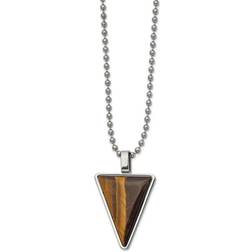 Mens Gentlemen's Classics(tm) Triangle Tiger's Eye Necklace