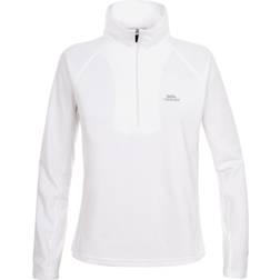 Trespass Womens Half Zip Microfleece Shiner - White