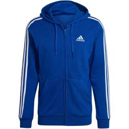 Adidas Essentials French Terry 3-Stripes Full-Zip Hoodie